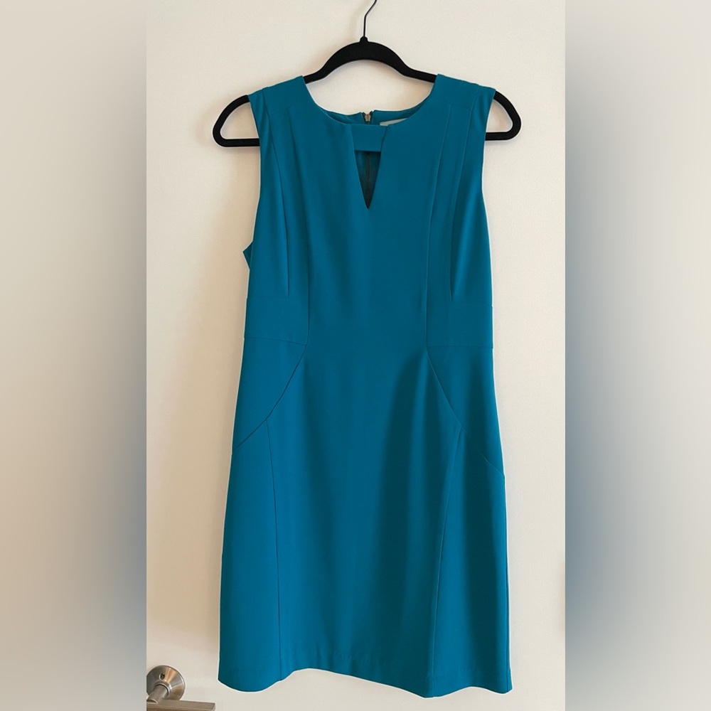 Turquoise Blue Medium Shift Dress